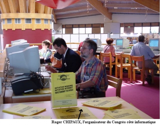 Roger Chipaux, l'organisateur du congrès côté informatique