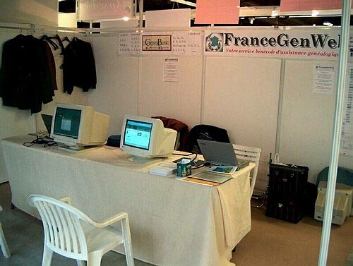 Notre stand vient de s'installer