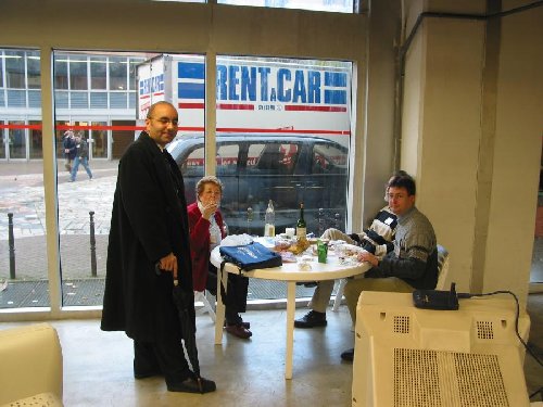 Pierre-Valery Archassal passe nous voir pendant la pause