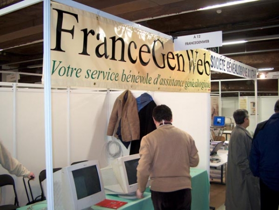 Généalogia 2004  -  le stand fgw