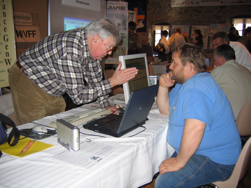 Michel en pleine démonstration