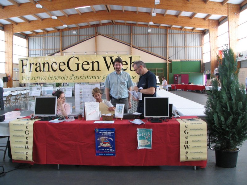 Le stand s'installe